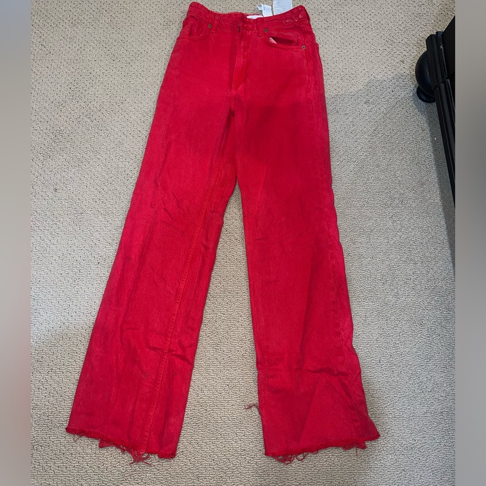 Red Zara Jeans